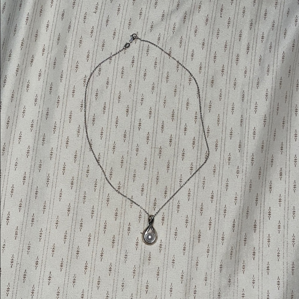James Avery twist pearl pendant